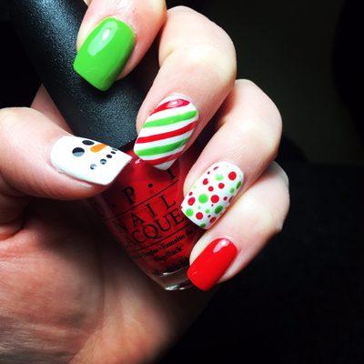 New Christmas nails! This place is seriously the best!!!