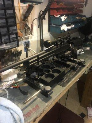 Custom long range rifle build