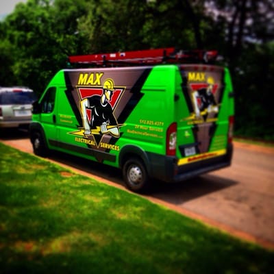 The "green machine" serving all your electrical needs Austin TX