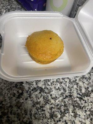 One corn muffin