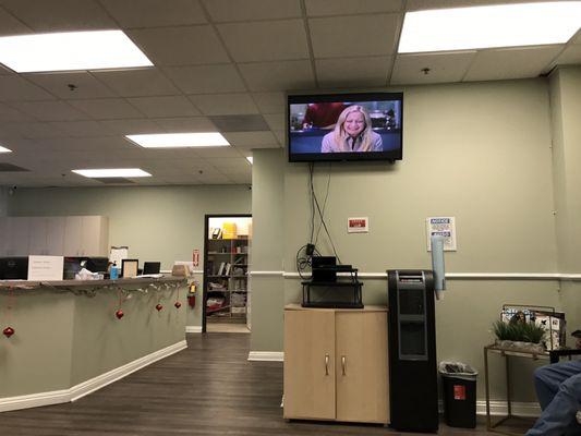 Movies in the waiting room