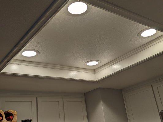 Kitchen recessed lighting