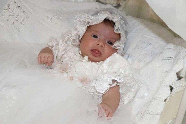 A wide selection of girls' Christening gowns.