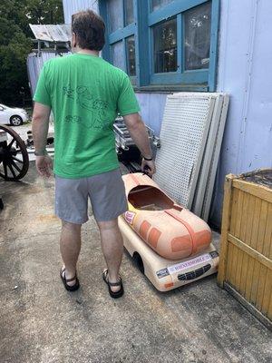 We were fools not to purchase this hot dog car!