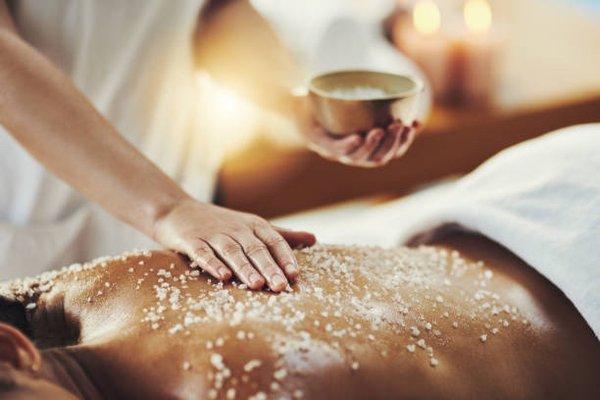 Back facials and body scrubs