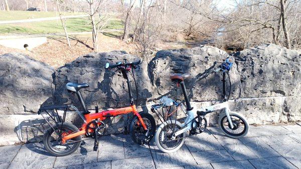 on the old stone bridge at Goat Island, Niagara Falls State Park