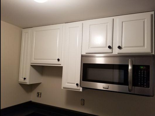 Beautiful Cabinets Painted by Extra Mile!