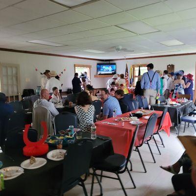 Rented the space for a Derby party