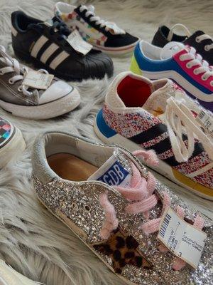 Golden Goose, Adidas, Vans, and Converse Shoes