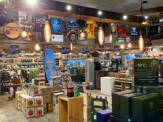 Great ambiance and atmosphere. Like no other liquor store you have ever been in!