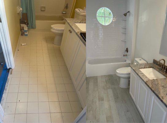 Bathroom remodel