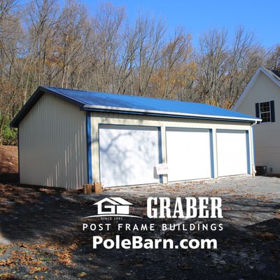 Sharp 3-car garage in Lancaster County, PA.