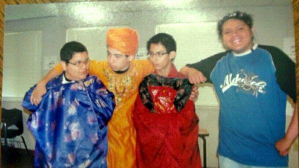 When you can get 8th grade boys to dress up in history  class.  Thats love.