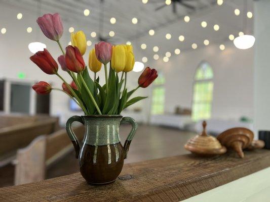 Beauty and charm in our restored 1890 former church.