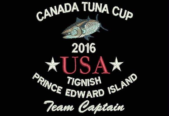 Custom embroidered polos for Canada Tuna Cup 2016