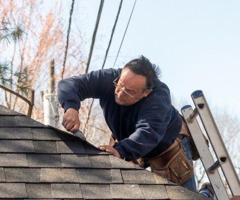 Shingle roof