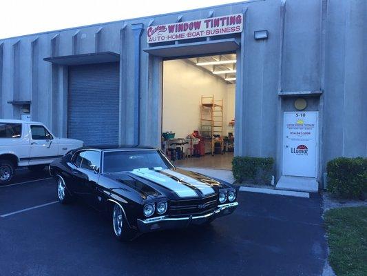 This was Chevy Chevelle Saturday two beautiful Chevy's done with New Llumar IRX 35% Inferred Nano Ceramic film just perfect