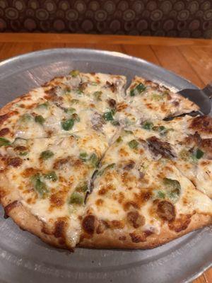 Steak and Cheese Pizza