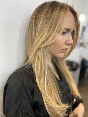 Highlights by one of our stylists Ula.