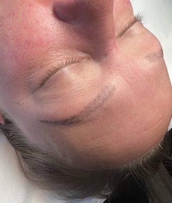 Healed Microblading