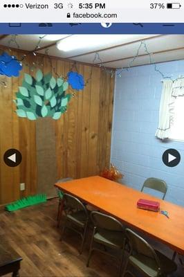 One of the children's class rooms