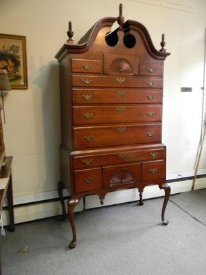 Just Arrived Important Queen Anne Cherry Highboy, New England ,Circa 1750