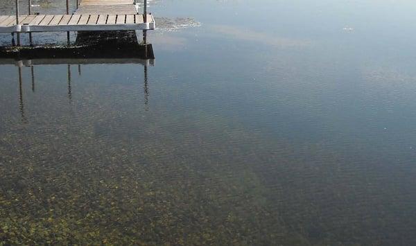 Carter Lake boat dock.