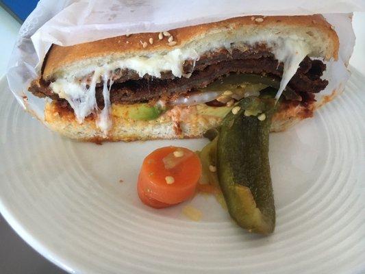 Milanesa con quesillo