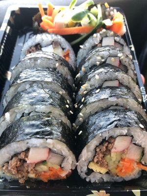 Bugolgi beef kimbap