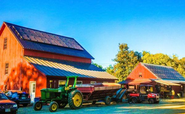 Harvesting the sun in PLainfield, NH