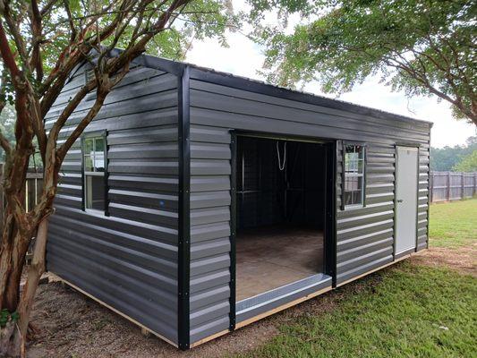 12 x 20 Storage Shed with Dutch Lap - Steel siding