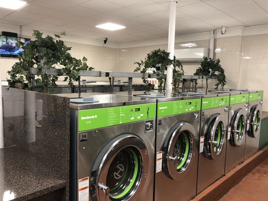 New Larger Faster Environmentally Friendly Washers & Dryers