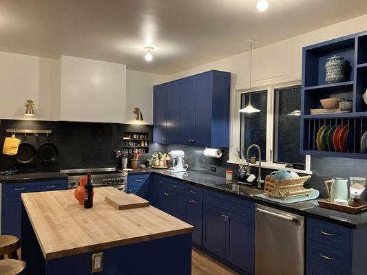 Remodeled kitchen