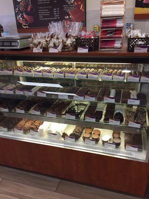 Handmade gourmet chocolates and truffles.