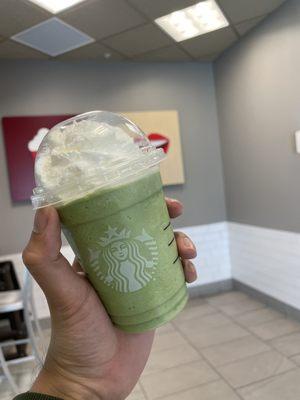 Tall Green Tea Frappe (TikTok: @justandyvu)