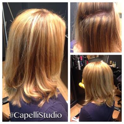 Dimensional Highlight and Haircut with Olaplex