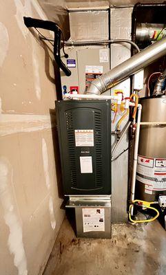 New gas furnace install