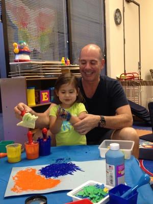 We love the Messy Play class at It's Aparent.