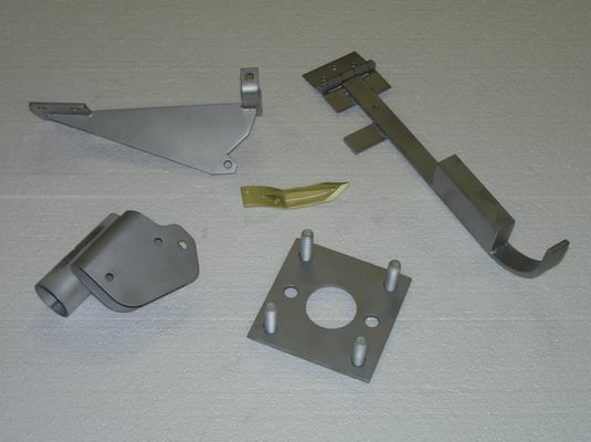 Various Metal parts made at Leedom's.