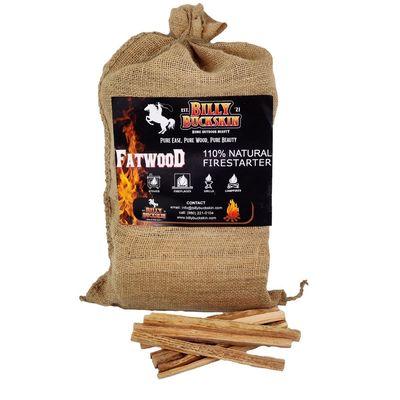 Billy Buckskin Fatwood firestarter