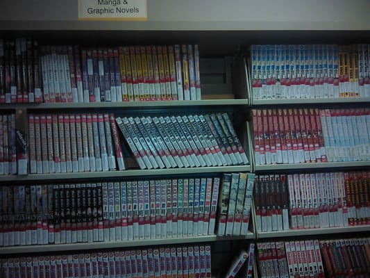 Great manga selection for teens!