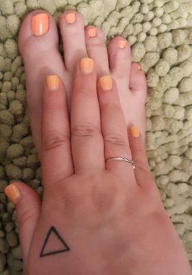 Dip Powder Manicure and a Spa Pedicure!