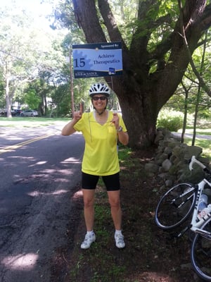 Achieve Therapeutics supports Tour d'Natick!