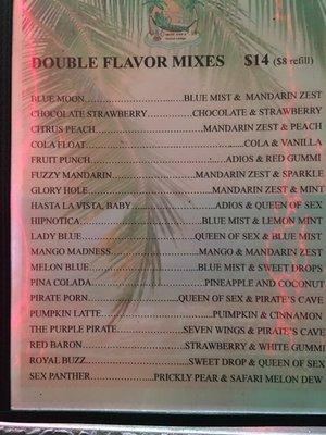 Double flavor mixes