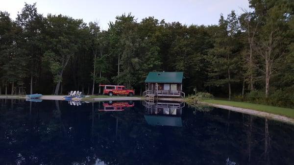 Cabin by the lake