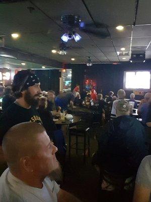 Steelers viewing party for the playoff game vs. The Chiefs.