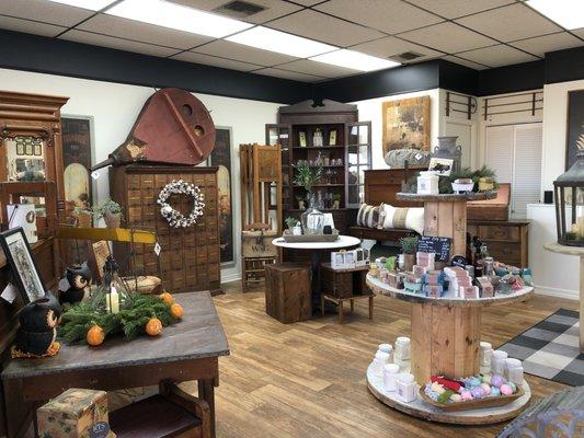 Large Apothecary Chest , Primitive Antiques and More