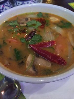 Tom yum shrimp