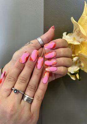 Colorful nails for fun nails