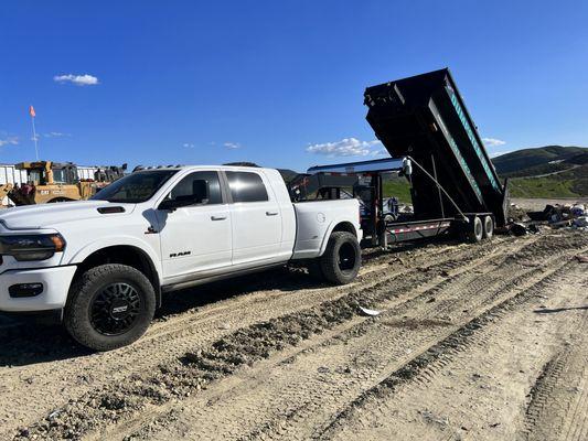 Rolloff dumpster service